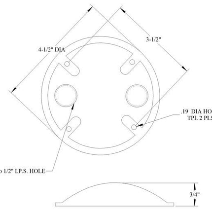 MULBERRY 30372B ROUND LAMPHLDR CVR 2H BLK