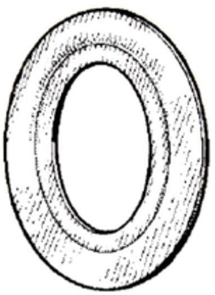 MULBERRY 40020 21/2 X 1/2 RED.WASHER