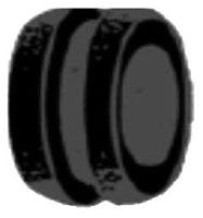 MULBERRY 40452 1/2IN RUBBER TEL. BUSHING