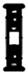 MULBERRY 40484 1 HOLE MTG. STRAP