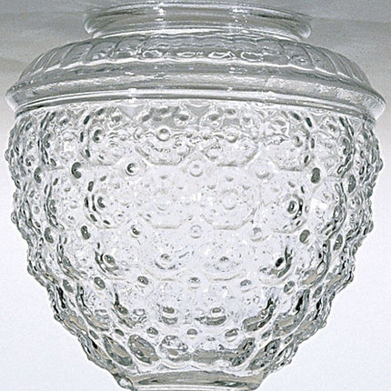 NUVO 50-112 CLEAR PINEAPPLE GLASS SHADE - 3-1/4-INCH FITTER OPENING