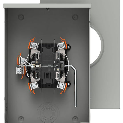 SIEMENS 40405-02SP TALON 200A 5J RGLS 1POS LVRBPS MS OH/UG