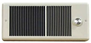TPI HF4310T2RPW 1000/750W 240/208V LOW PROFILE FAN FORCED WALL HTR DP STAT WHITE W BOX