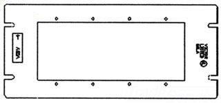 VICTOR SPECIALTIES VCOVFD-4 4 GANG NO RISE DEVICE COVER