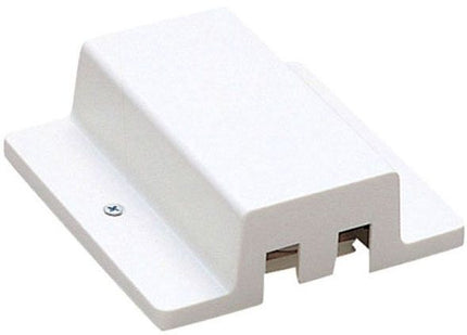 H Track Floating Canopy Connector in White