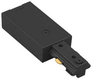 H Track Live End Connector in Black