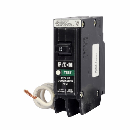 Single Pole Type Br 1 Combo Arc Fault Circuit Breaker, 20-Amp