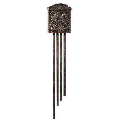 Westminster Carved Long Chime in Hand Painted Renaissance Crackle