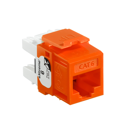 EXTREME™ Cat 6 QUICKPORT™ Jack, Orange