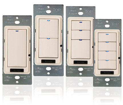 DLM Wall Switch, 4-Button w/IR, White