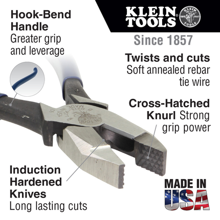 Ironworker's Pliers, 9-Inch