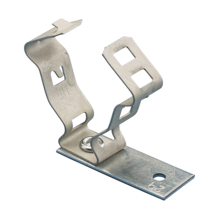 Snap Close Conduit Clamp with Nail Bracket, 1/2", 3/4" EMT, 1/2", 3/4" Rigid