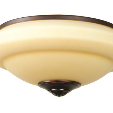 2 Light Bowl Fan Light Kit - ZELK-OBG-LED
