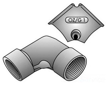 CE-050, IMC/Rigid Conduit Pulling Elbow