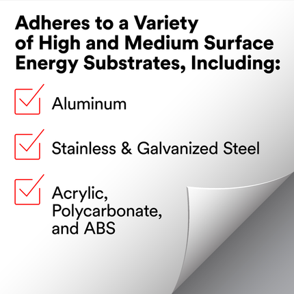 3M VHB Tape 4936, Gray, 1/4 in x 984 yd, Levelwound, 1 Roll/Case
