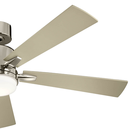 Lucian LED 52" 5 Blade Fan in Nickel