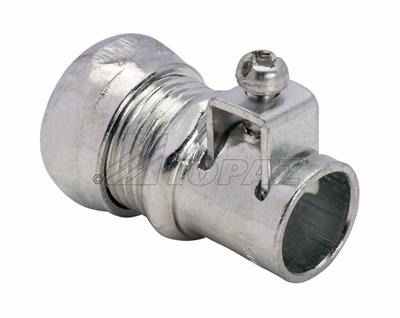 1/2" EMT Compression to Flex Top-Bite Combination Coupling