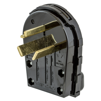 tradeSELECT® Straight Blade Male Plug 30A Non-Grounding Polarized