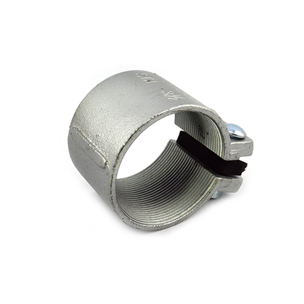 Split Coupling, 3-1/2", Malleable Iron for Rigid or IMC Conduits