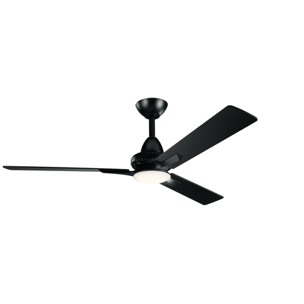 52" Kosmus LED Fan in Satin Black