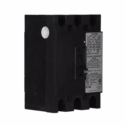 Eaton BR main breaker kit,Molded case breaker,100 A,10 kAIC,Three-pole,240 V,!,#4-4/0 AWG Cu/Al,CC,Type ECC Unit enclosure, convertible loadcenters