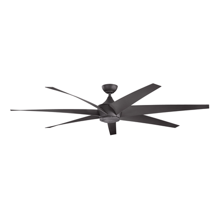 Lehr 80" Fan Black with Black Blades