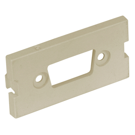 INFINe Connector, Audio/Video Module, High-Density D-Sub Blank, 1 Unit, Electric Ivory