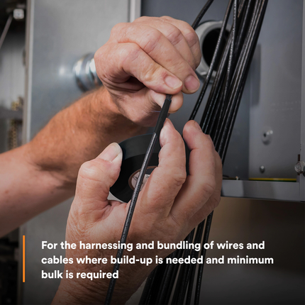 3M Temflex Vinyl Electrical Tape 165, Black, 3/4 in x 60 ft x .006 in, 100 Rolls/Case