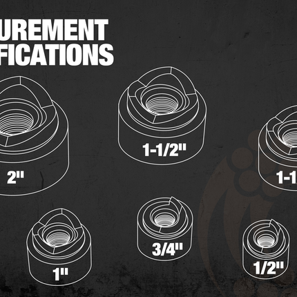 63159901 - Max Punch® XD Knockout - 1/2" - 2" Set