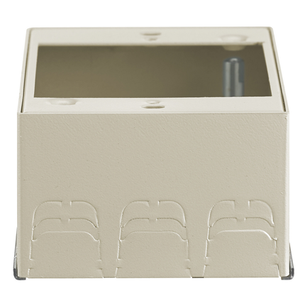 Metal Raceway, Box, Standard Depth, HBL500/700/750 Series, Ivory