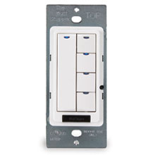 DLM Scene Switch, 5-Button w/IR, White