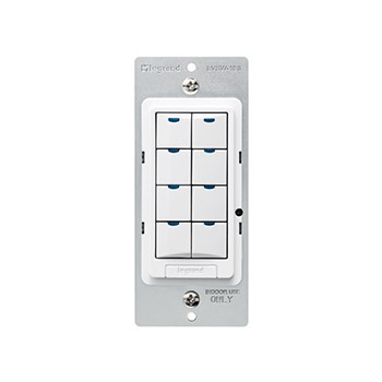 Wattstopper® Low Voltage Switch, 2-Button with LED, Black