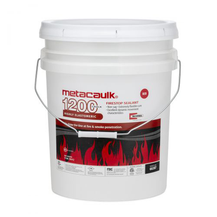Metacaulk 1200, 5 .gal Pail Caulk Grade Red