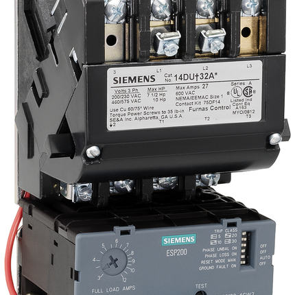 Starter, FVNR SZ1 3/4, 10-40Amps, Open, 120/