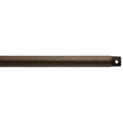 Dual Thread 12" Downrod Weathered Copper
