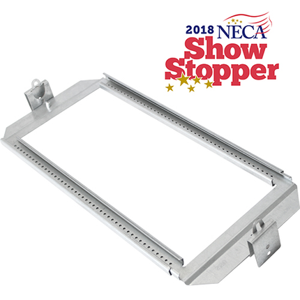 SIMPLE SUPPORT BRACKET WITH T-BAR DROP CEILING MOUNTING CLIPS