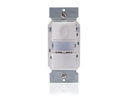 WATTSTOPPER PW-103N-B PIR MULTI-WAY WALL SWITCHSENSOR W/ NIGHTLIGHT BLACK