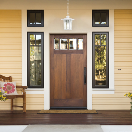 Cove Neck - 1 Light 12" Hanging Lantern with Clear Seed Glass - White Finish