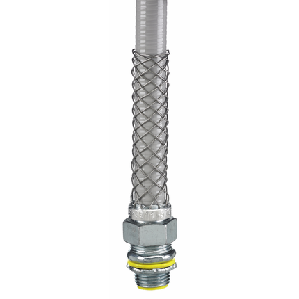 Kellems Wire Management, Liquidtight System, Straight, 1", Insulated with Mesh