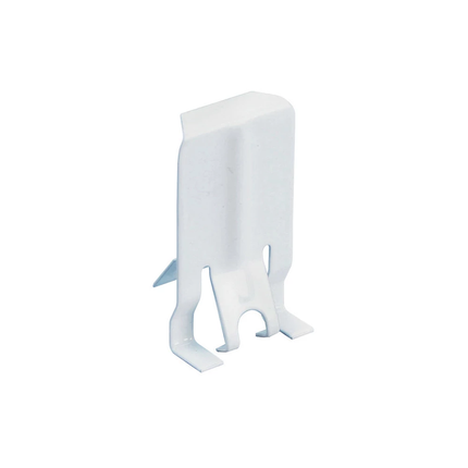 Lay-In and Troffer Support Clip, Straight/Upturned Lip, Painted, White