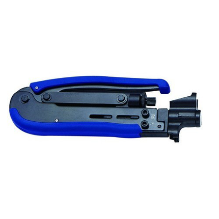 Control Cycle Ratcheting Universal Coax Crimp Tool