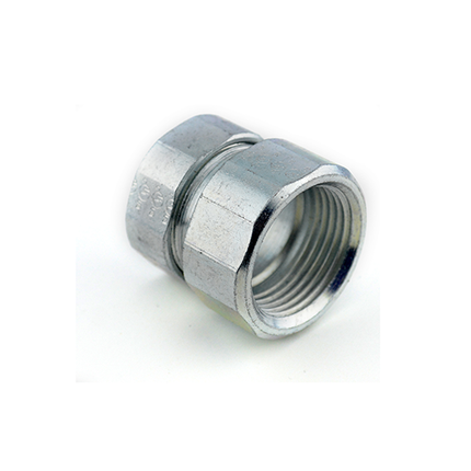 Combination Coupling, 3/4&quot;, Steel for a Concrete-Tight Fit
