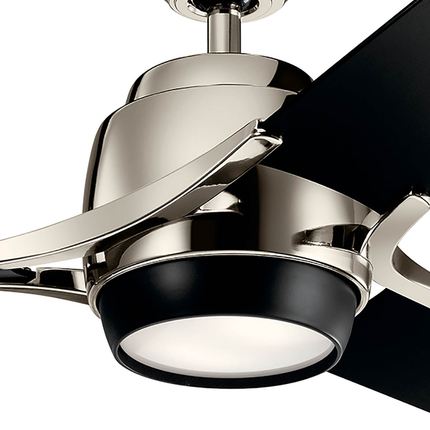 Zeus LED 60" Fan Polished Nickel