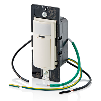 Decora Occupancy Motion Sensor Light Switch, Auto-On, 2A, Residential Grade, Single Pole