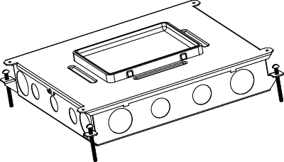 Resource RFB® Series Six Gang On-Grade Floor Box