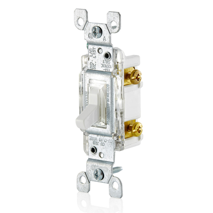 Toggle LED Illuminated Single-Pole Switch