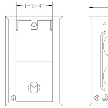 30550Z, Weatherproof Device Box Cover