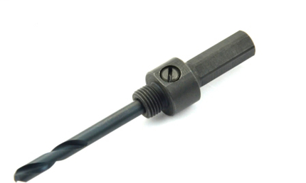 Bi-Metal Hole Saw Arbor, 7/16" Hex for 9/16" - 1-3/16"