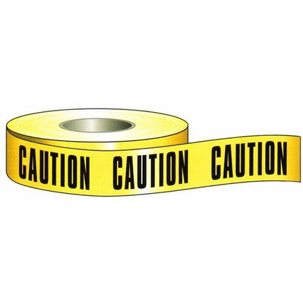 Barricade Caution Tape 3" X 1000'