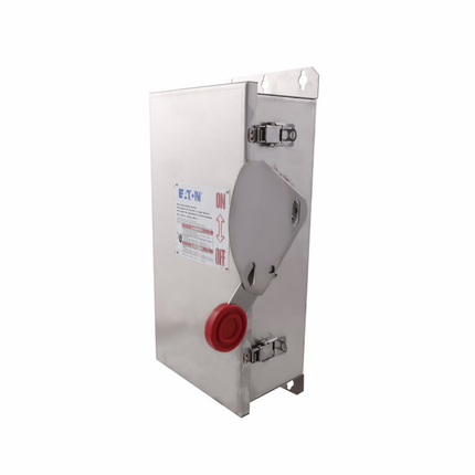 Eaton Enhanced visible blade single-throw safety switch, Corrosion resistant, 30 A, NEMA 4X, 304 stainless steel, Class H, Neutral, Three-pole, Four-wire, 240 V, Max Hp: 1.5, 3/ 3, 7.5/ 5 hp (1,3PH @Std/TD, 250 Vdc), #14-#2 Cu/Al